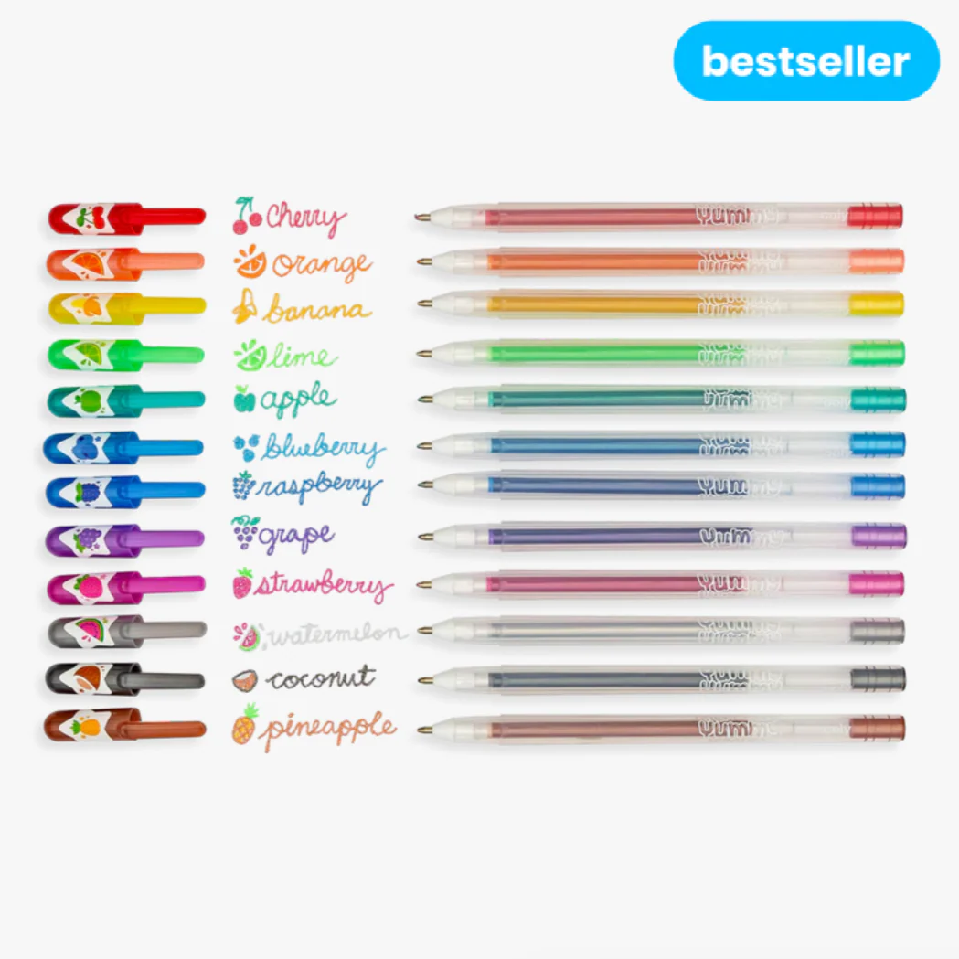 12 Yummy Yummy Scented Glitter Gel Pens 2.0 - Image 2