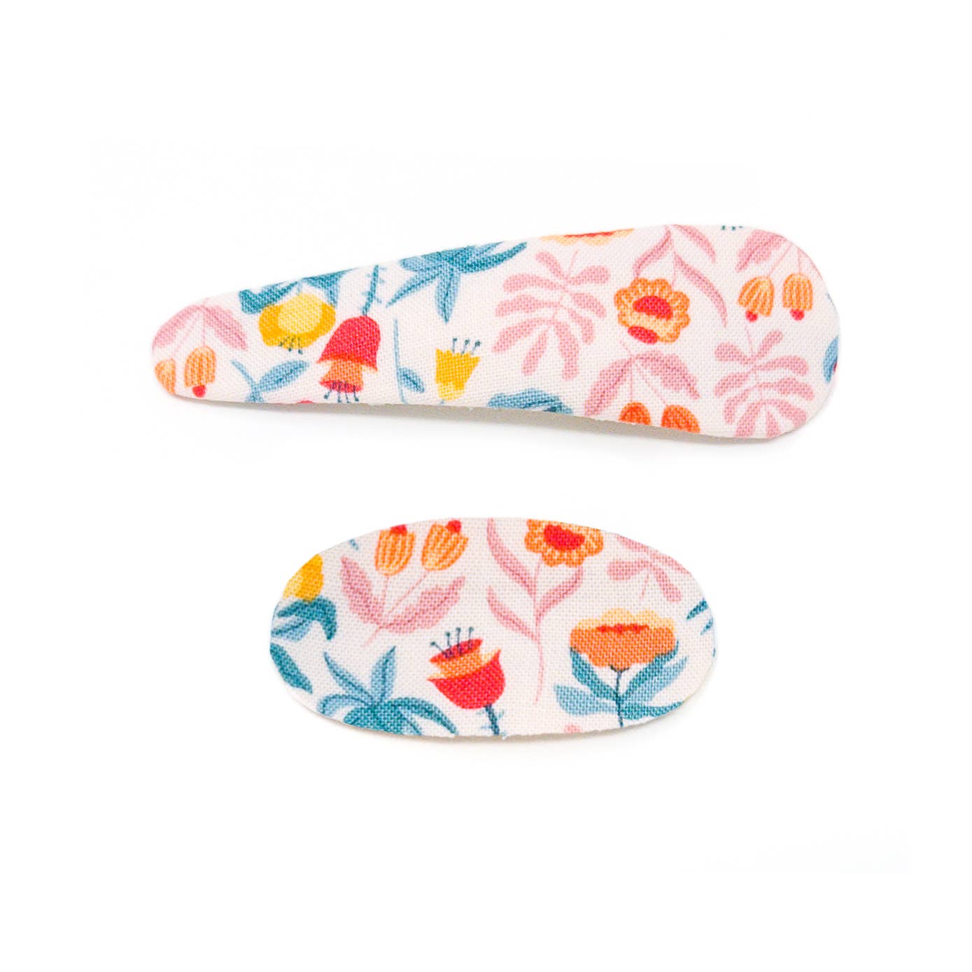 2pc Mixed Shape Clip Set - Floral - Image 3