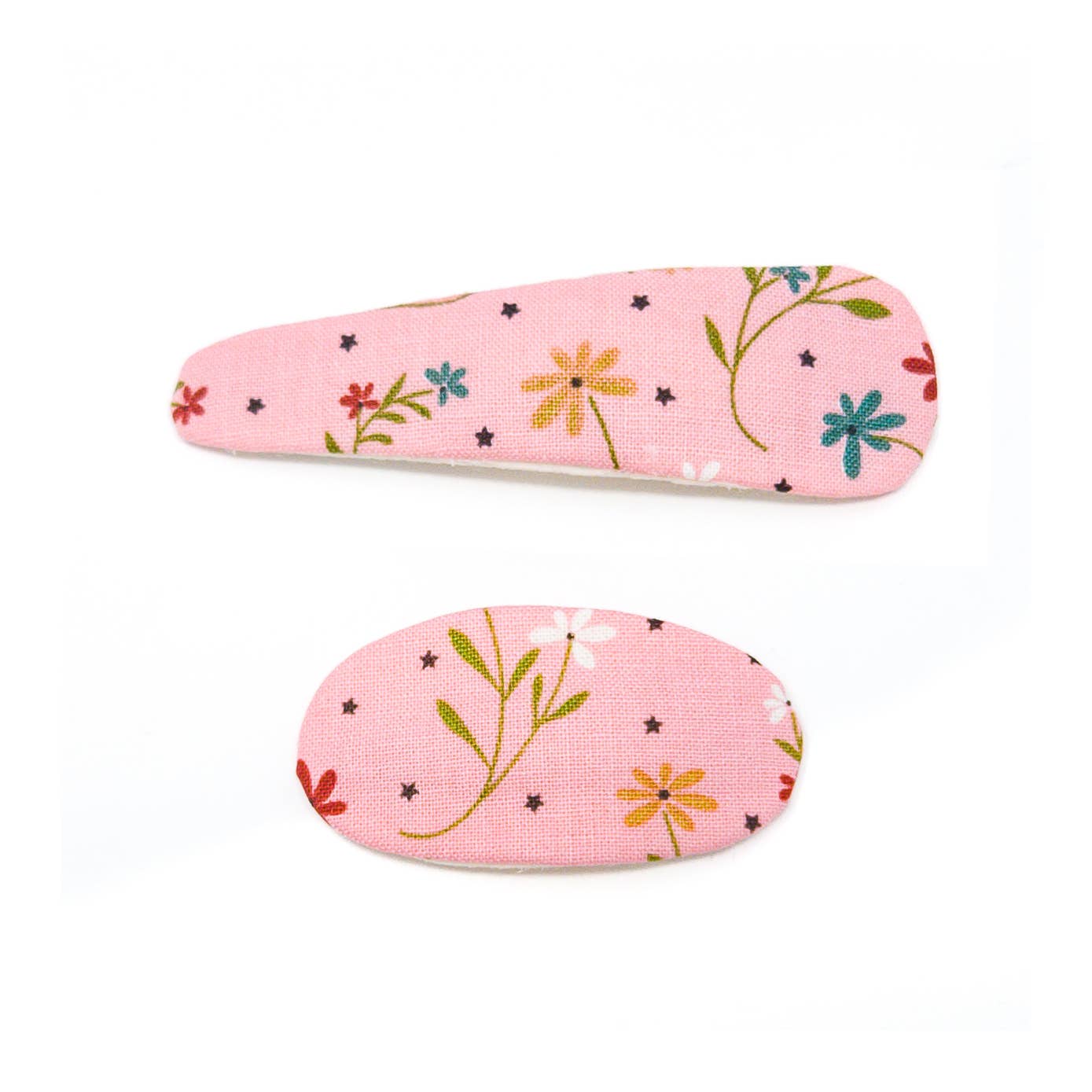 2pc Mixed Shape Clip Set - Floral - Image 6