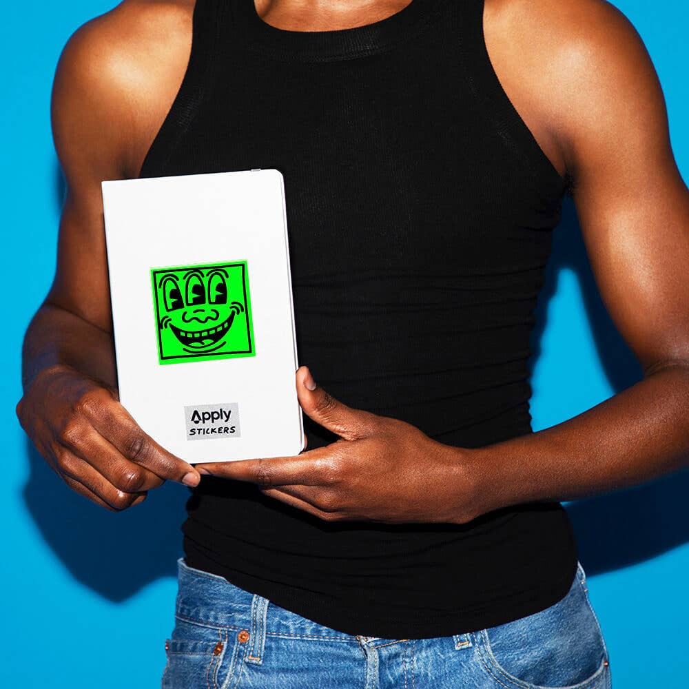3-Eyed Face - Keith Haring - Die-Cut Sticker - Image 3