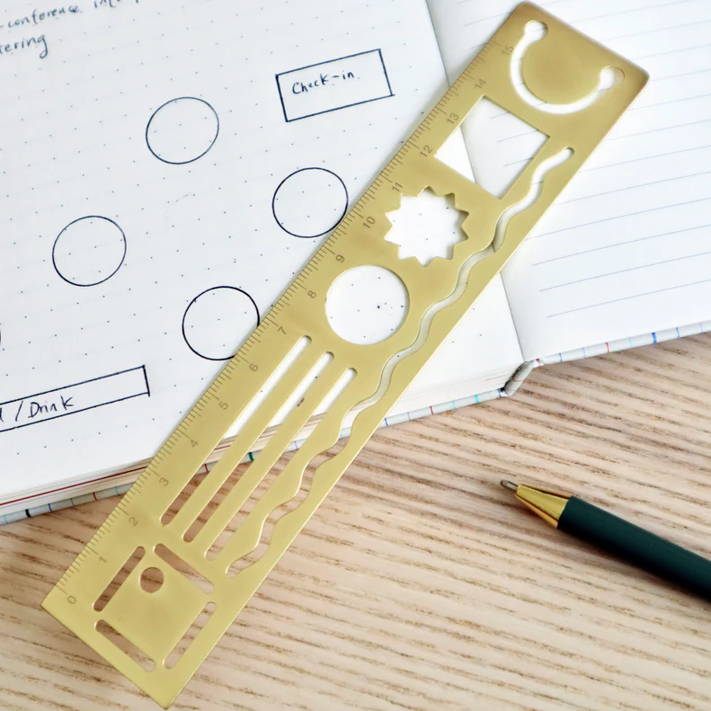3 in 1 Metal Ruler - Image 4
