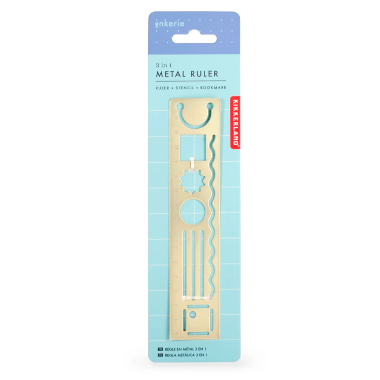 3 in 1 Metal Ruler - Image 5