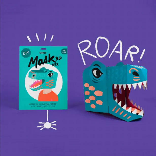 3D Dinosaur Mask - Image 3