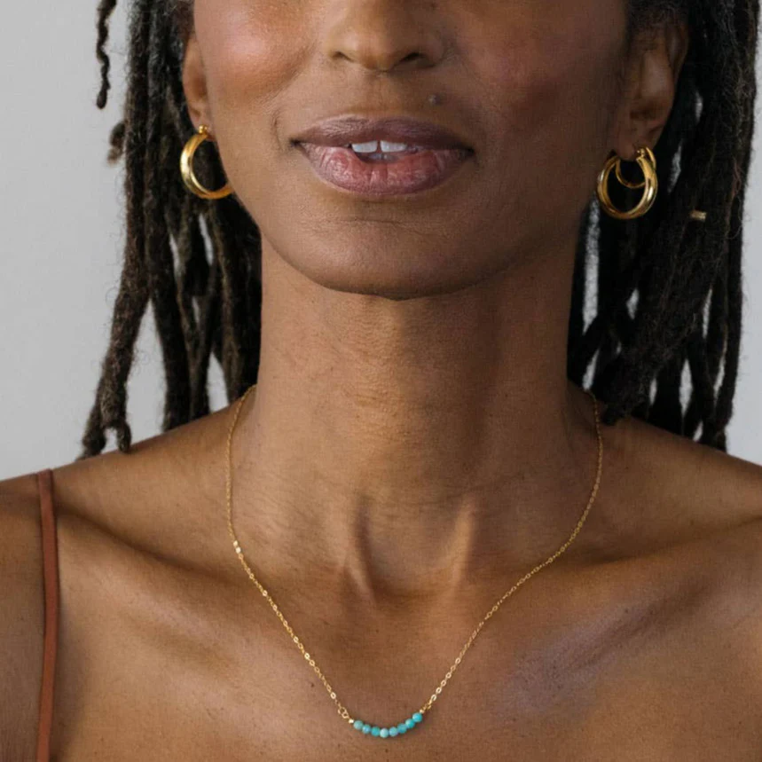 Faceted Gemstone Necklace - Image 2