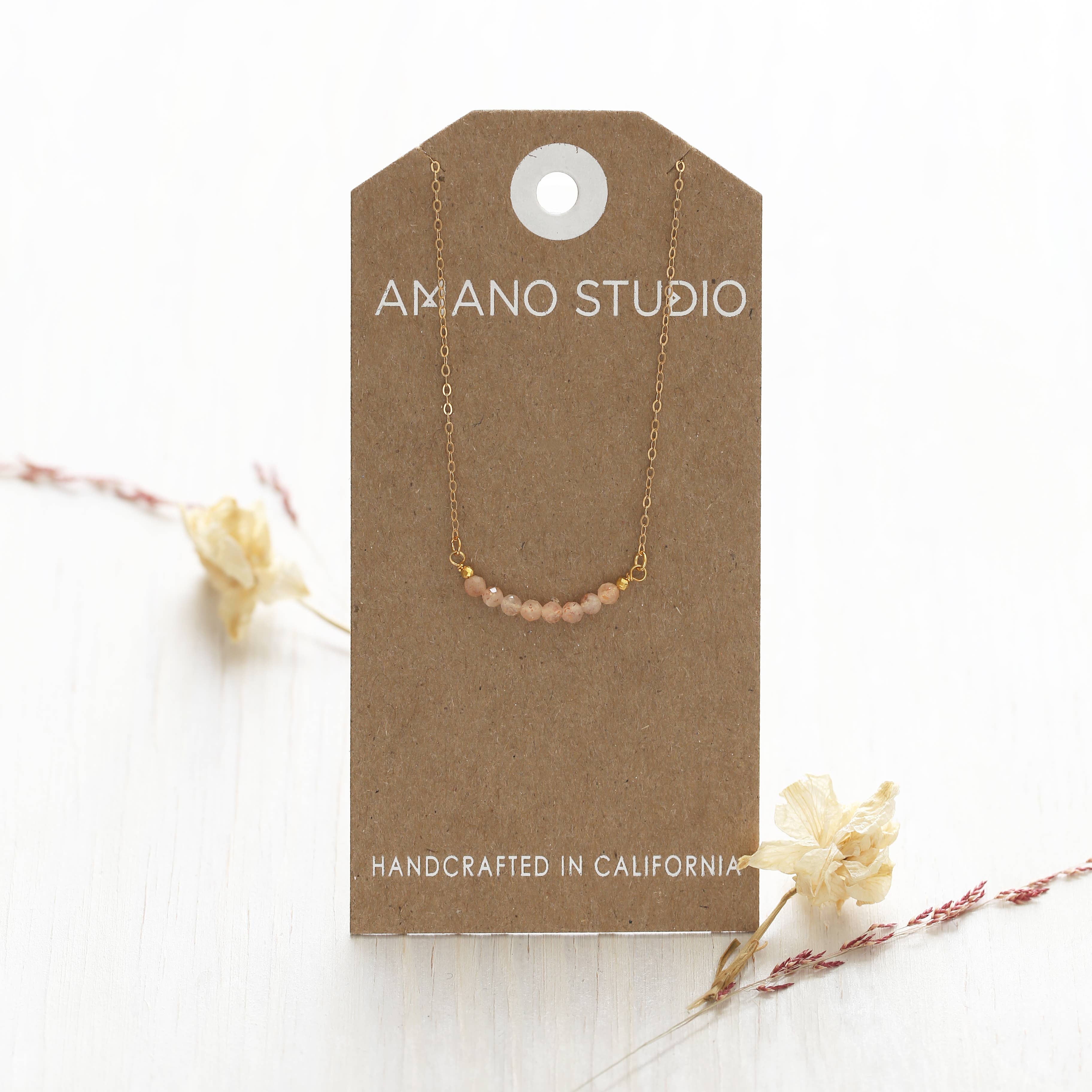 Faceted Gemstone Necklace - Image 3