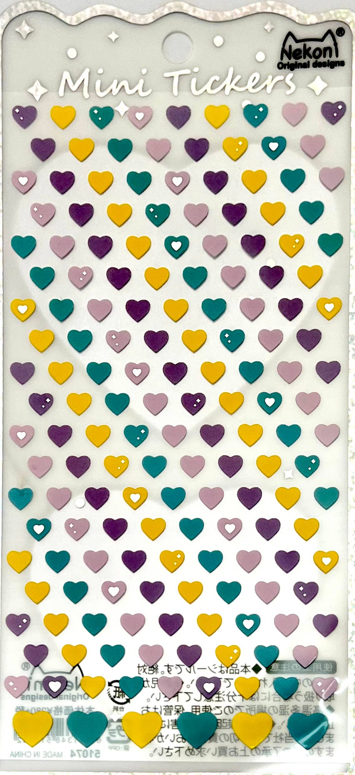 MINI COOL HEARTS STICKERS