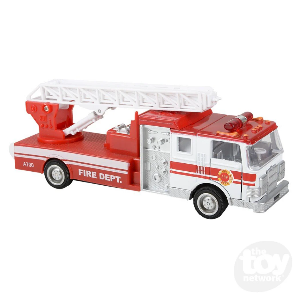 7" Die-Cast Pull Back Sonic Fire Engine - Image 4