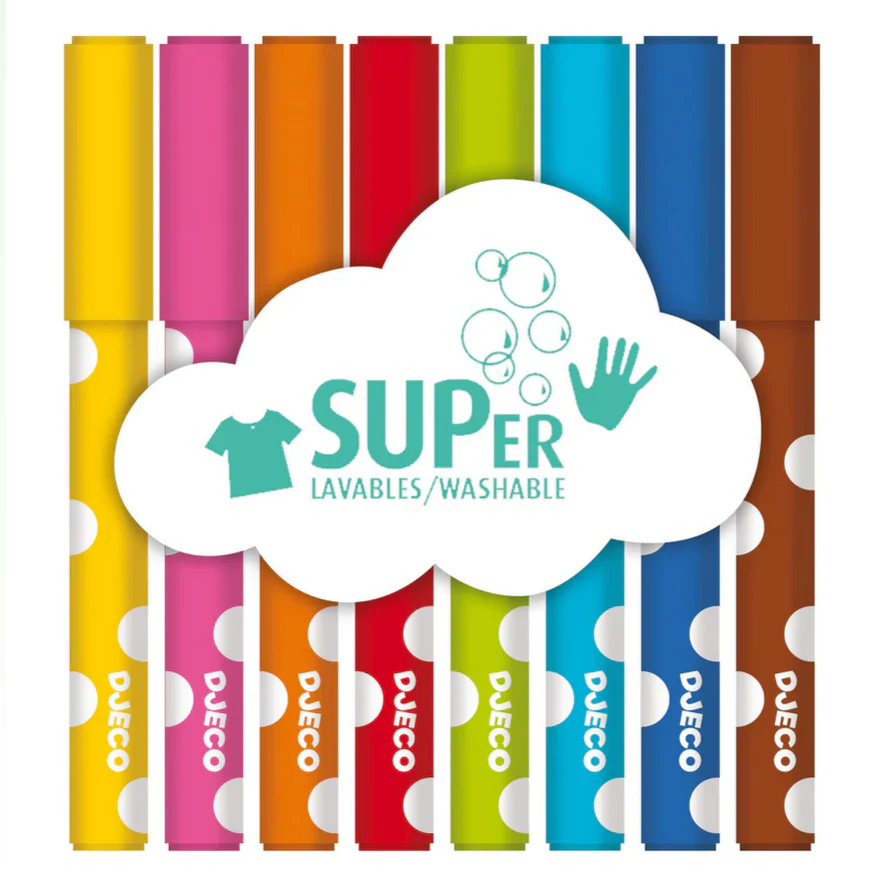 8 Felt Tip Markers: Le Petit Artist - Image 2