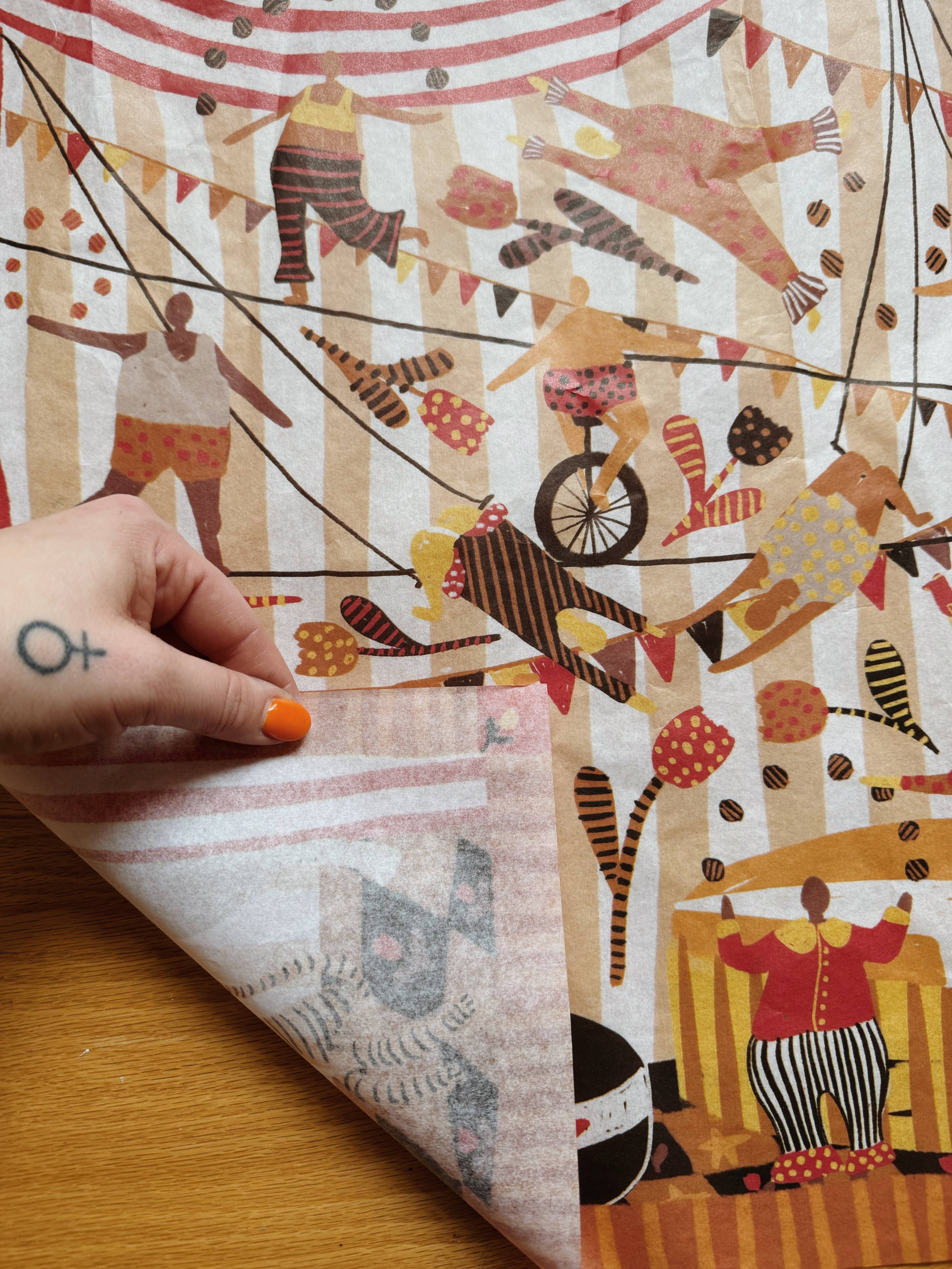 A DAY AT THE CIRCUS Tissue Paper (3pk) - Image 5
