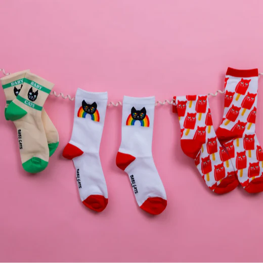 Adult Allover Catsicle Socks - Image 3