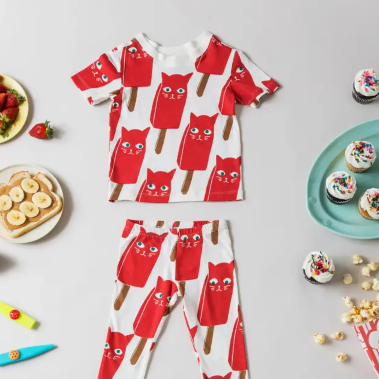All Over Catsicle Baby T-Shirt - Image 2