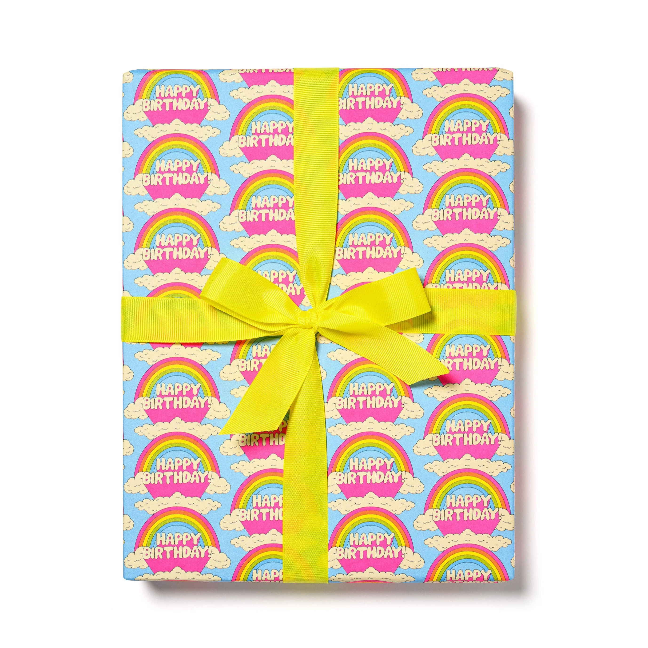 All Over Rainbows wrapping paper: -single sheet - Image 2