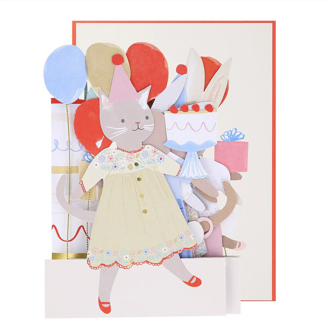 Animal Friends Birthday Card - Image 2