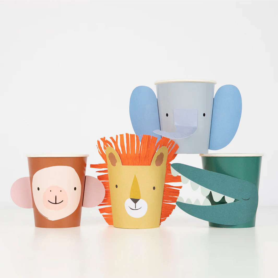 Animal Parade Character Cups (pk8)