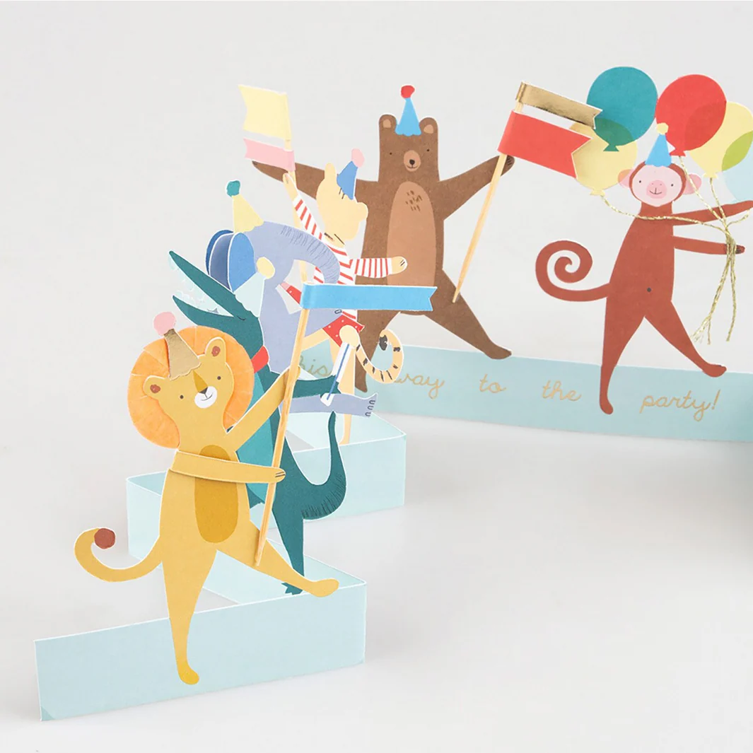 Animal Parade Concertina Card - Image 2