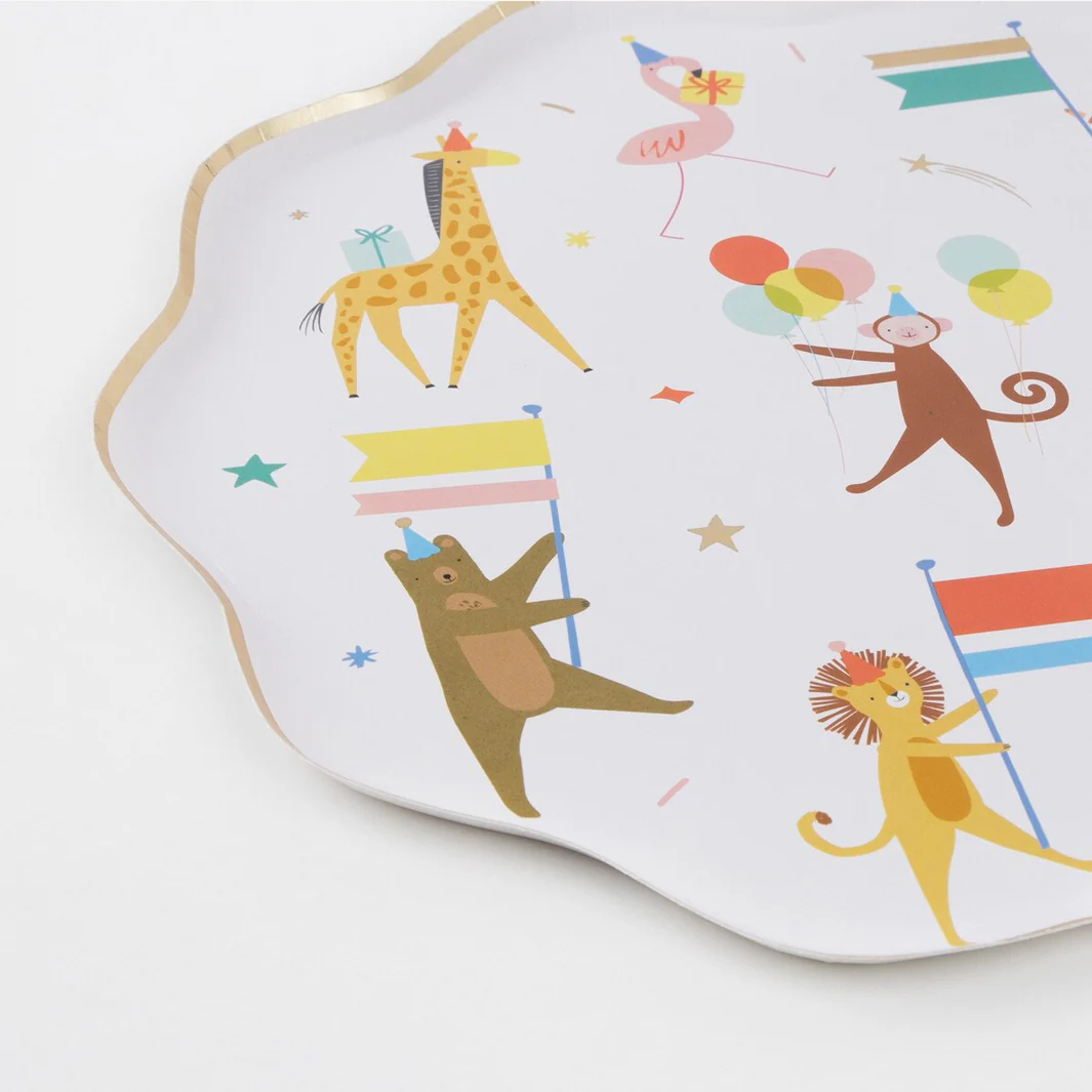 Animal Parade Dinner Plates (pk8) - Image 2