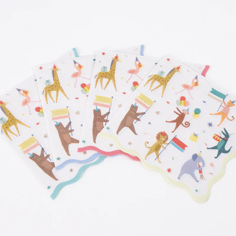 Animal Parade Large Napkins - Image 4
