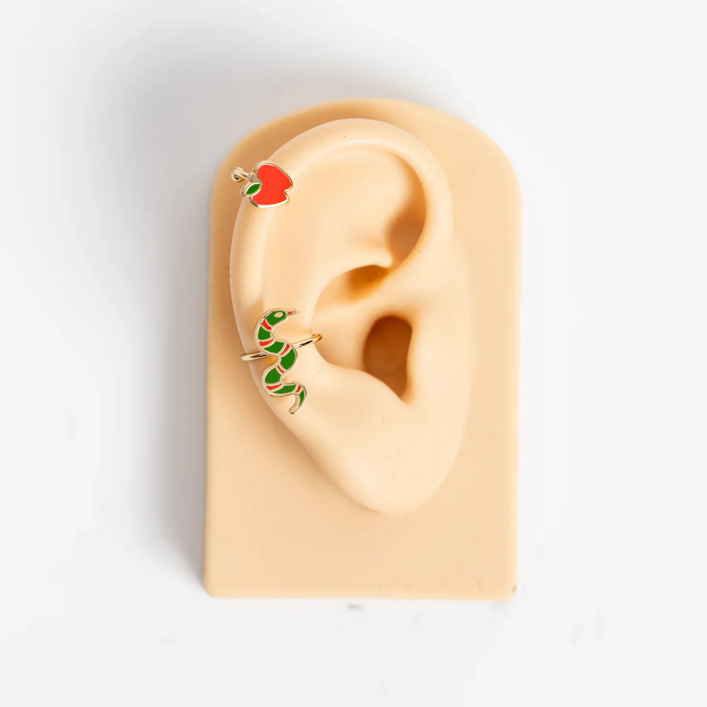 Apple & Snake Ear Cuffs - Image 2