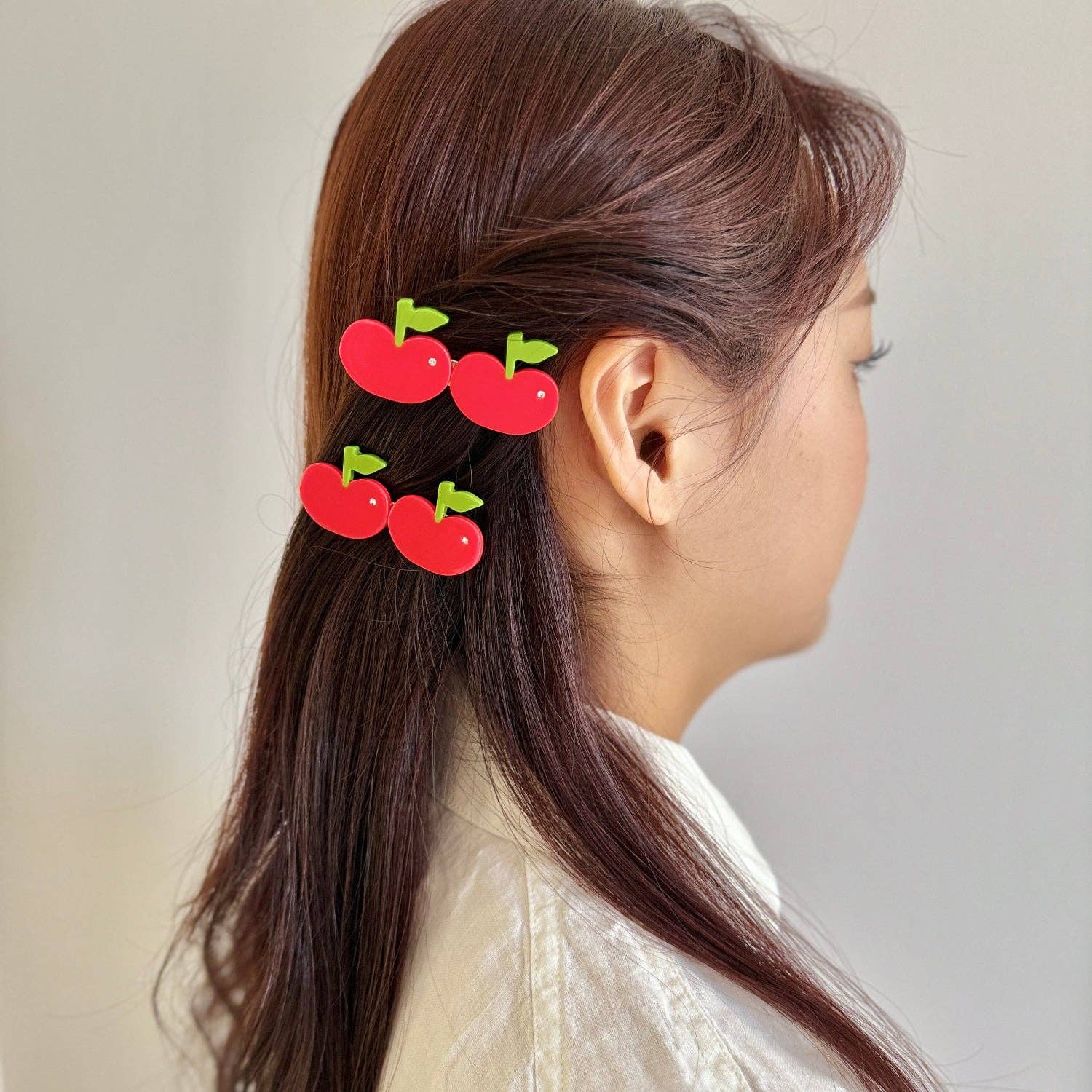 Apples Alligator Hair Clip - Image 2