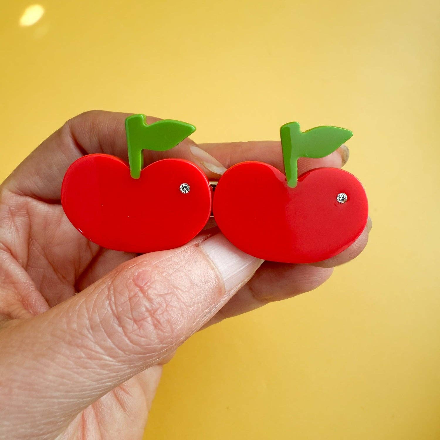 Apples Alligator Hair Clip - Image 3