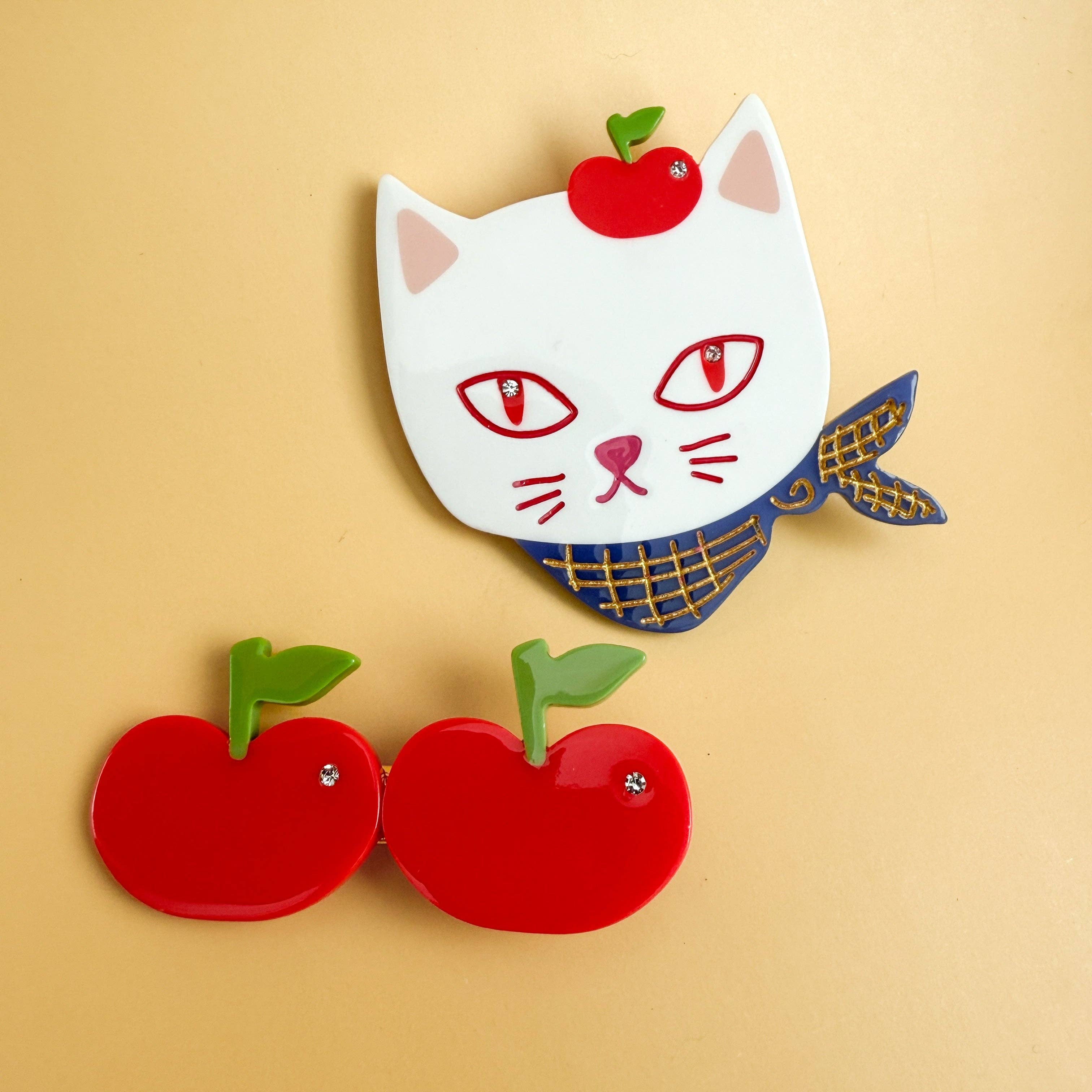 Apples Alligator Hair Clip - Image 5