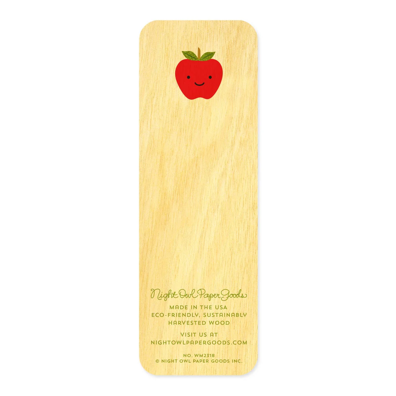 Apples Bookmark Thank You Card - Image 3