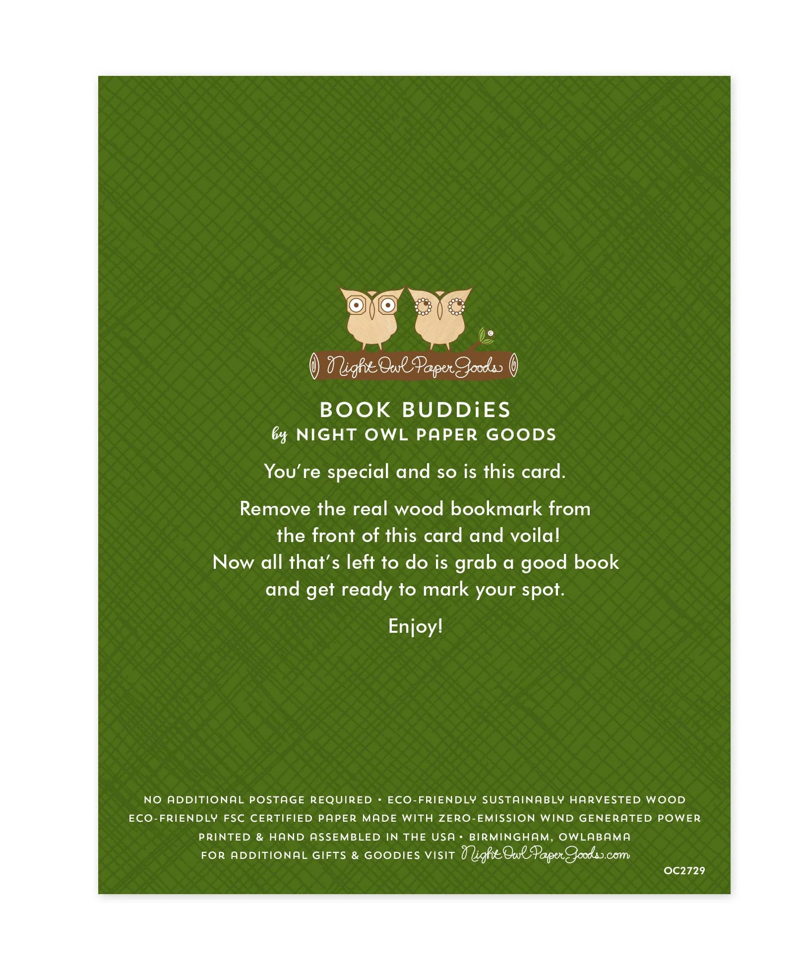 Apples Bookmark Thank You Card - Image 4