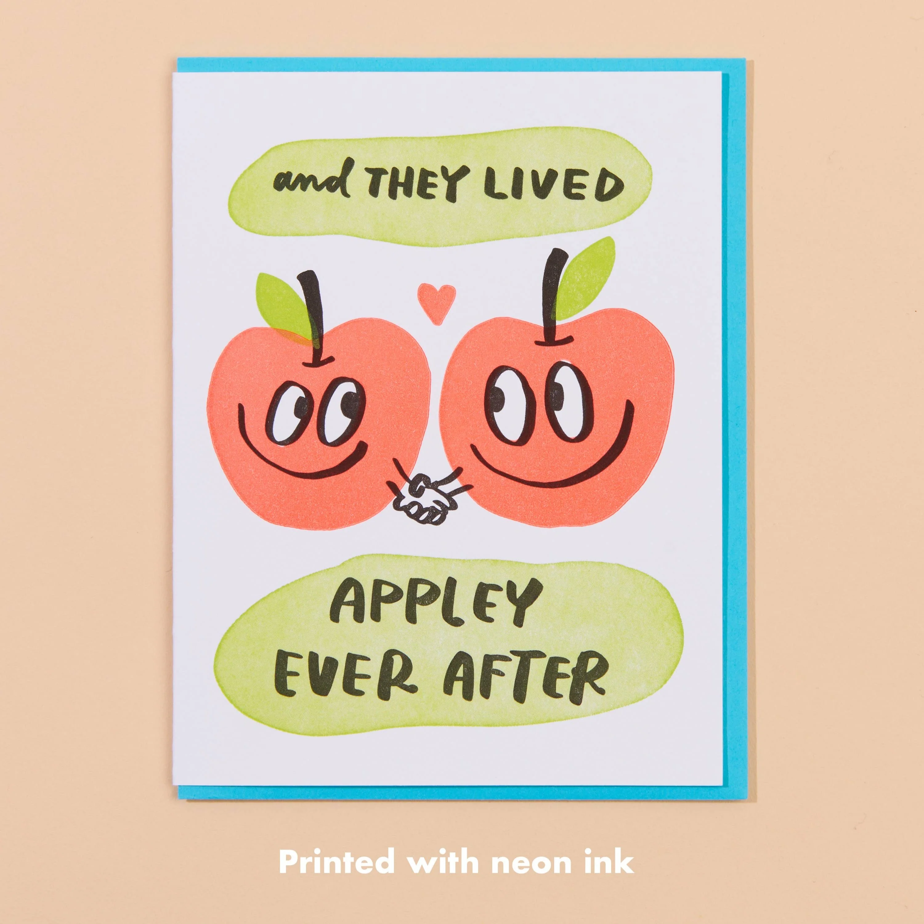 Appley Ever After Letterpress Card