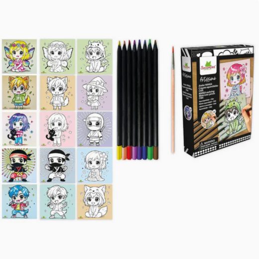 Artissimo -S Manga Workshop Watercolor Pencils Chibi - Image 2