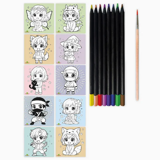 Artissimo -S Manga Workshop Watercolor Pencils Chibi - Image 3
