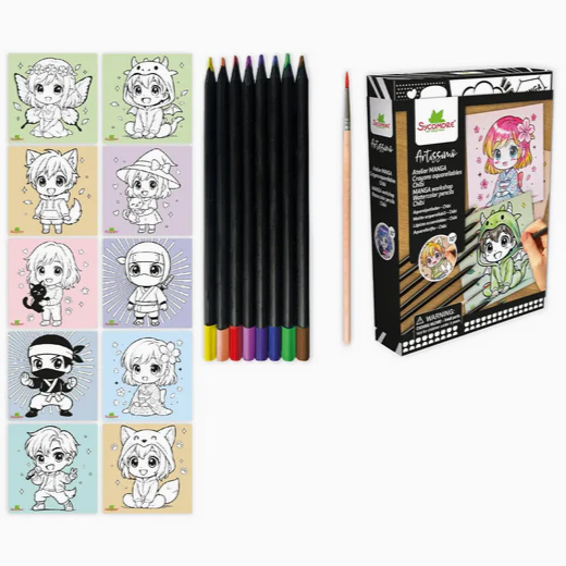Artissimo -S Manga Workshop Watercolor Pencils Chibi - Image 4