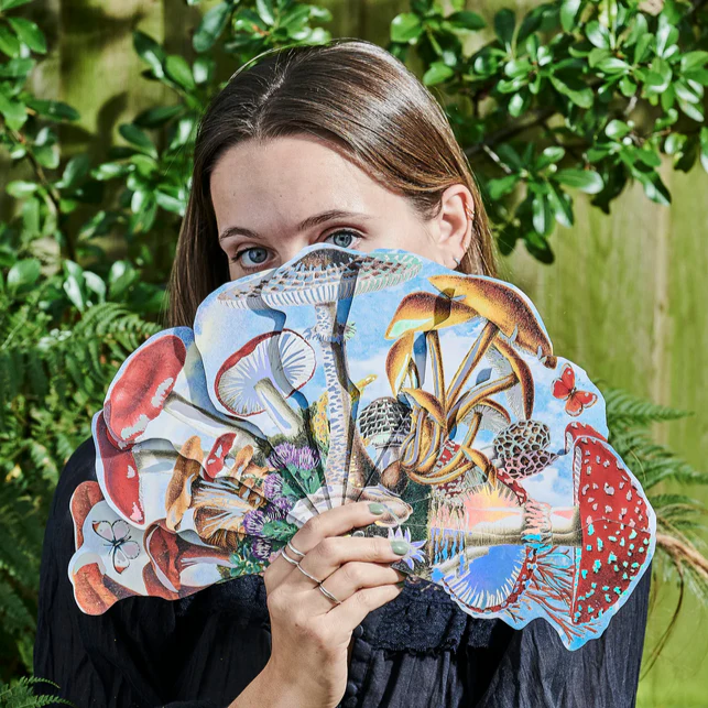Artist Paper Fan Bundle Mushroom - Image 3