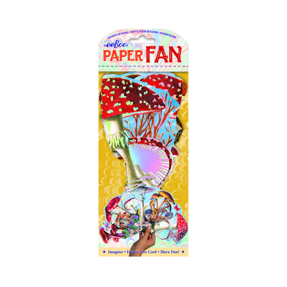 Artist Paper Fan Bundle Mushroom - Image 5