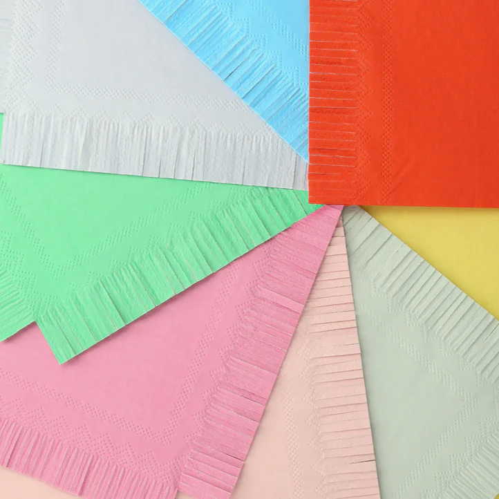 Assorted Bright Small Napkins (16pk)