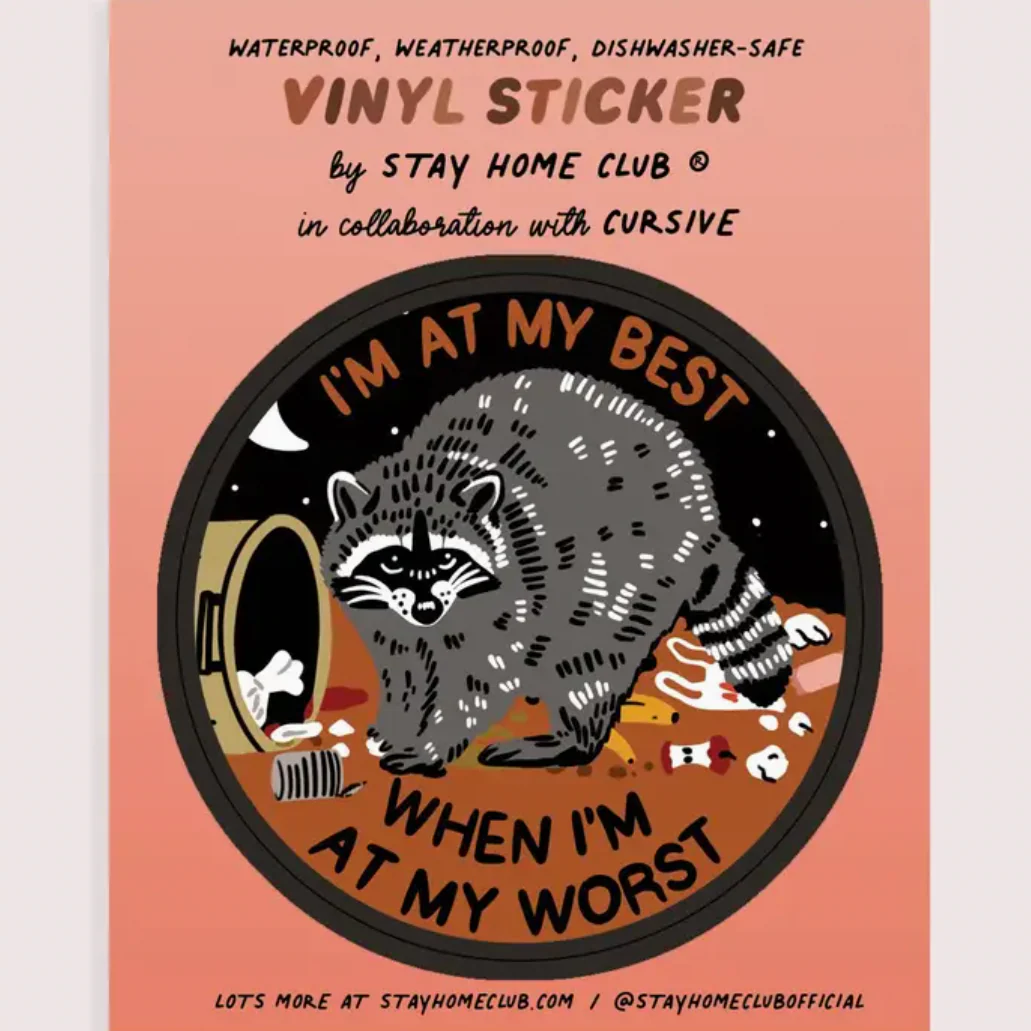 At My Best Vinyl Sticker - Image 2