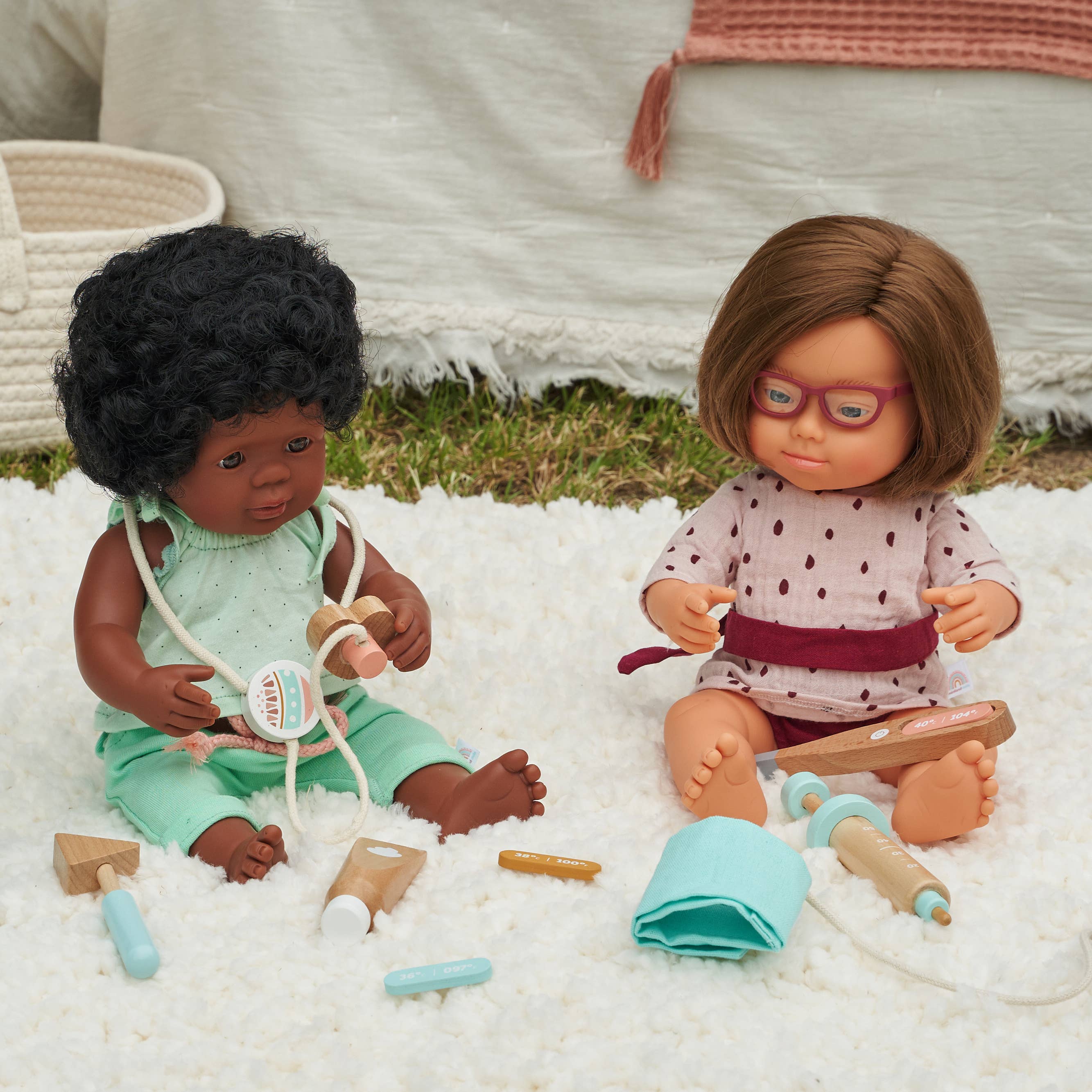 Baby Doll African American Girl 15" inch - Image 4