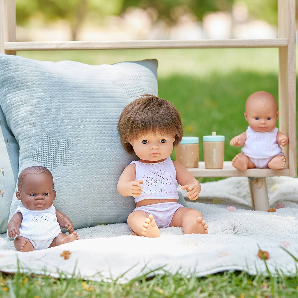 Baby Doll Brunette Boy 15" inch - Image 4
