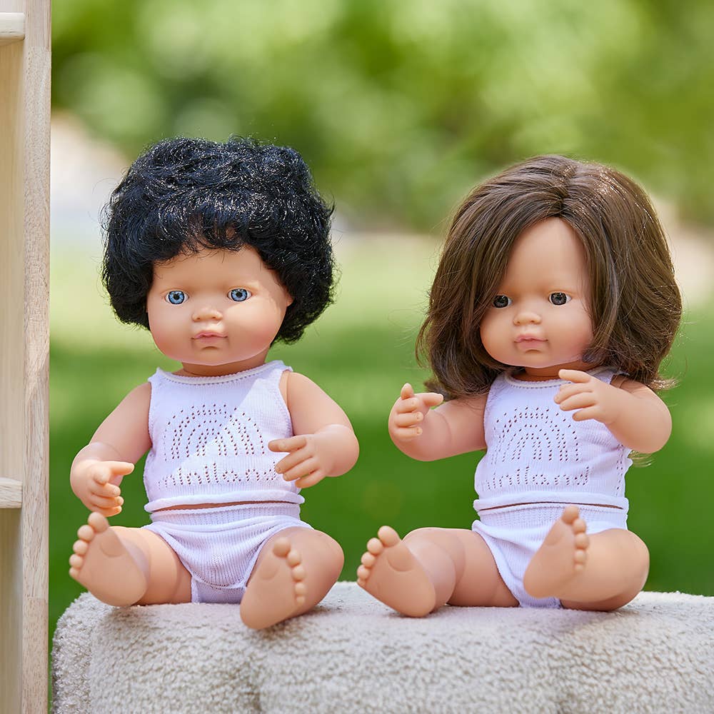 Baby Doll Brunette Girl 15" inch - Image 3