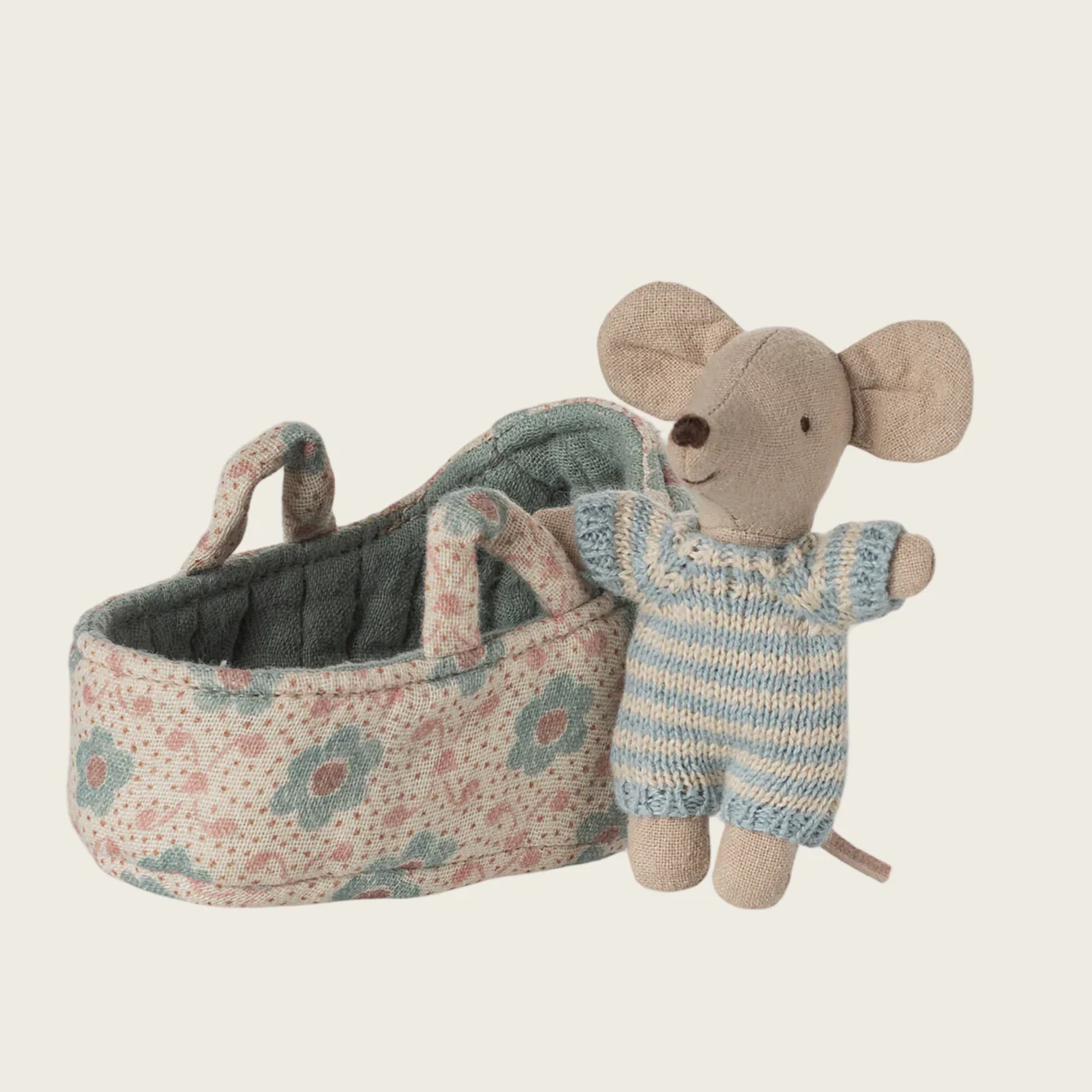 Baby mouse in carry cot - Blue - Image 2