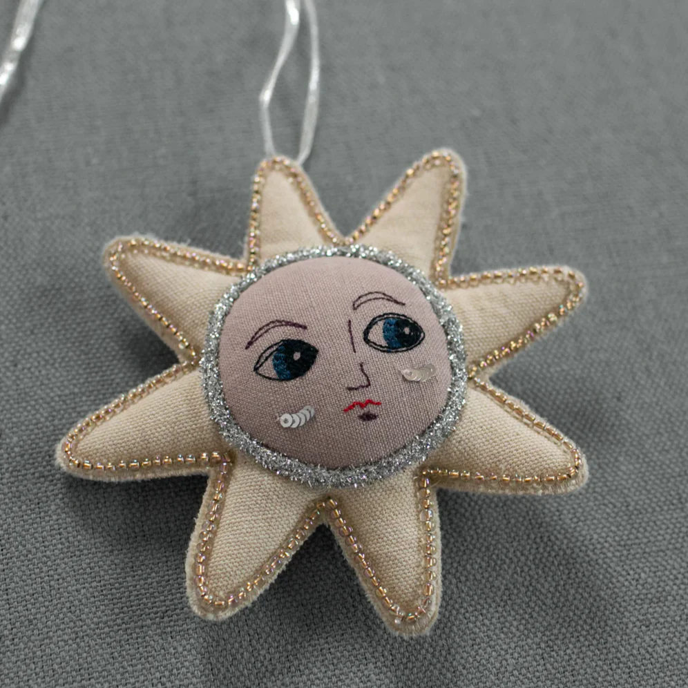 Organic Baby Star Cotton Ornament - Image 3