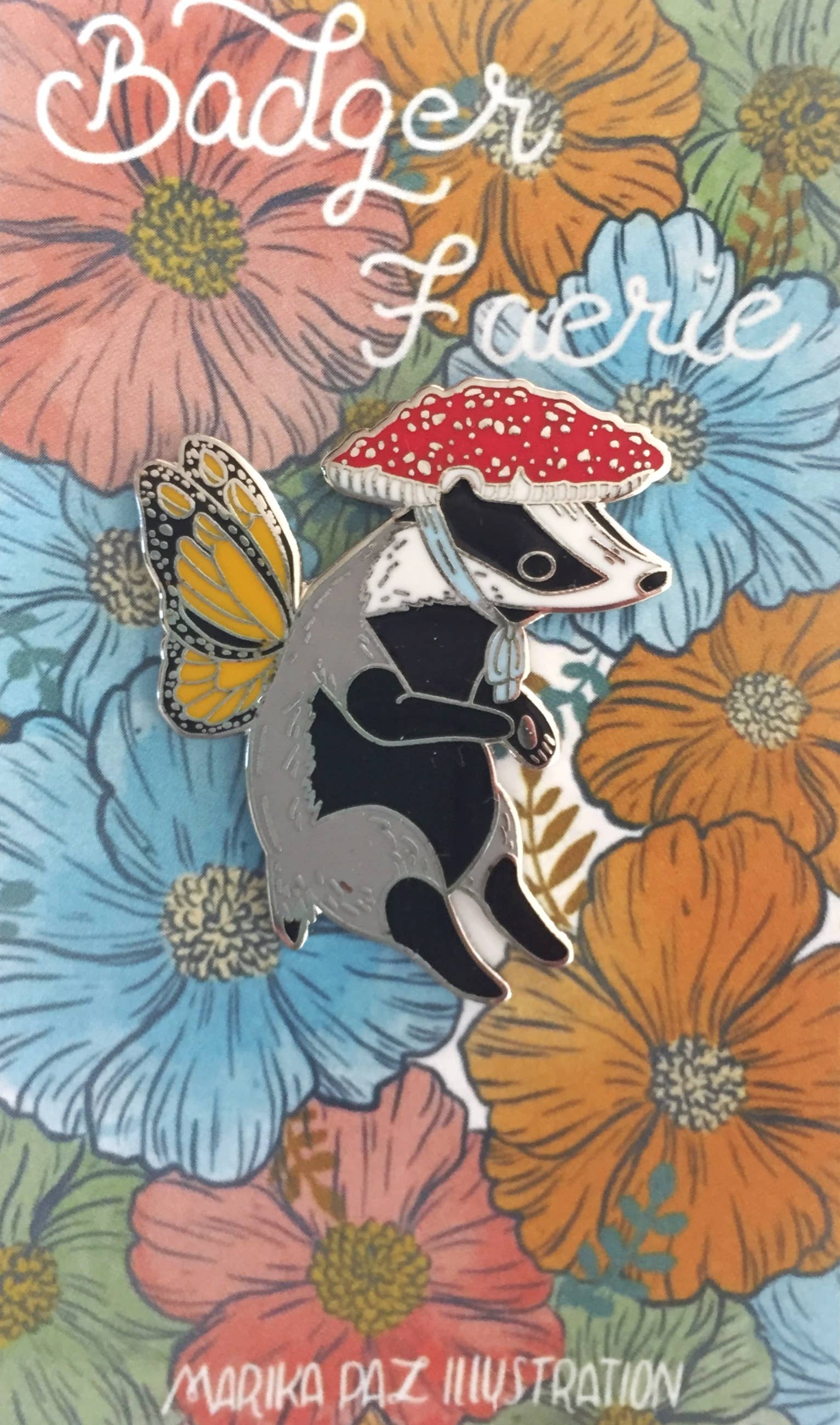 Badger Faerie Pin - Image 3