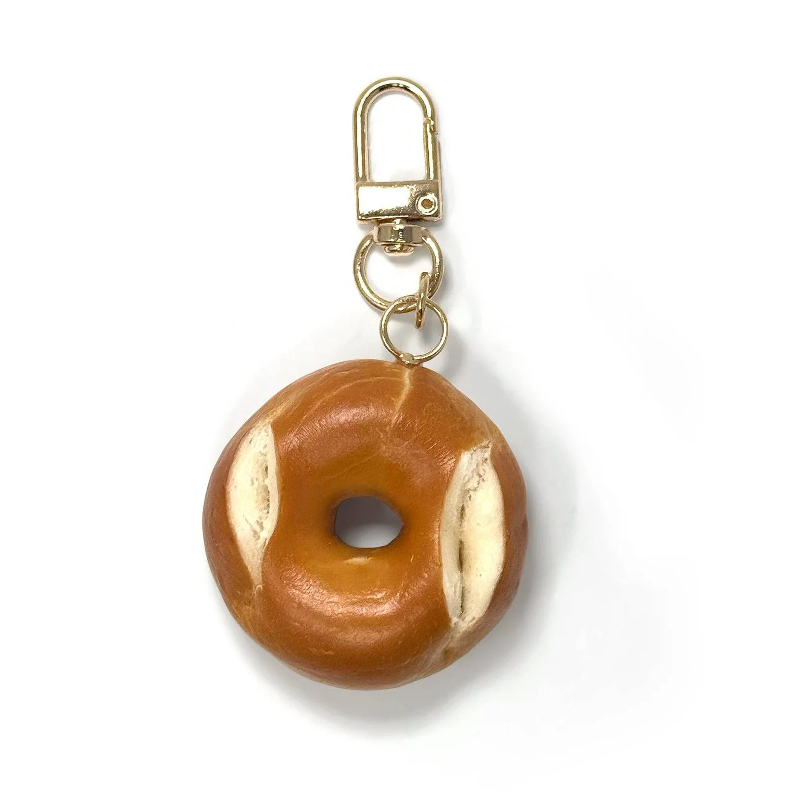 Bagel Keychain & Bag Charm