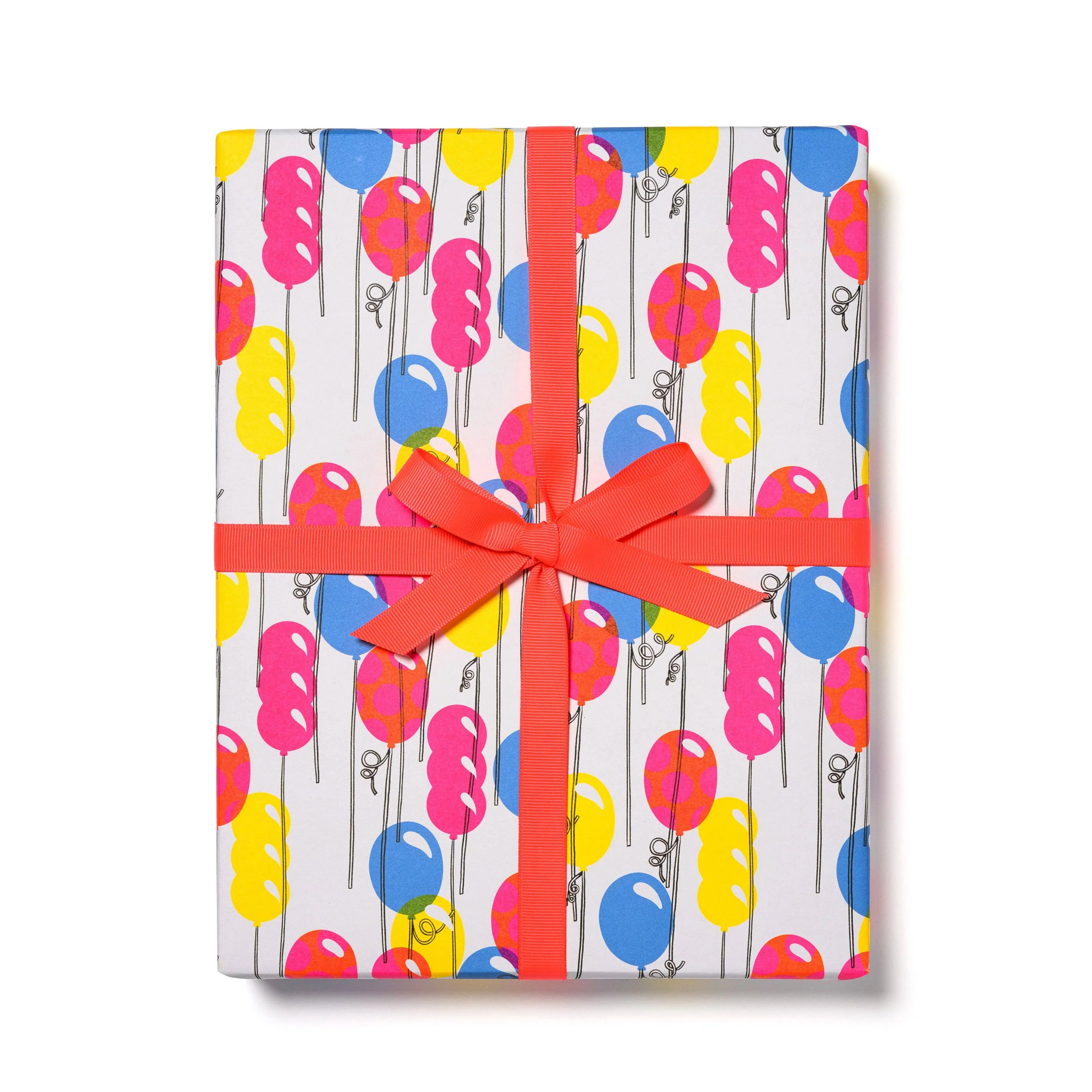 Balloons wrapping paper -single sheet - Image 2