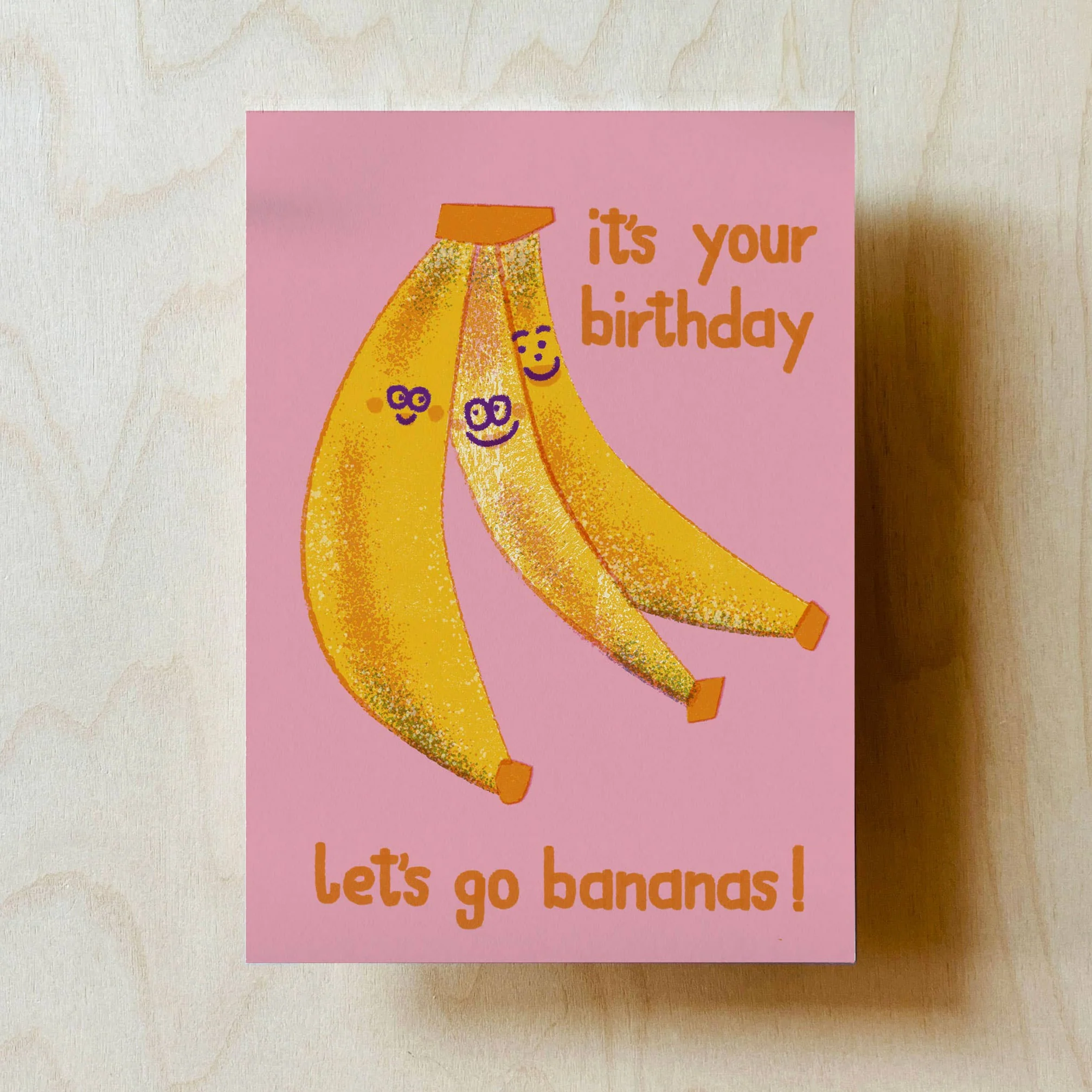 Bananas Postcard -Barbara Dziadosz - Image 2