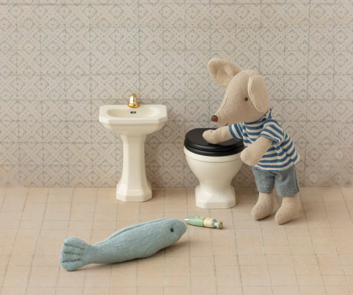 Bathroom sink for Mouse - Off white - Image 3