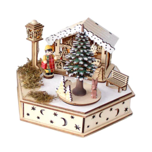 Bavarian Music Box with Lights - 2 Assorted - Image 3