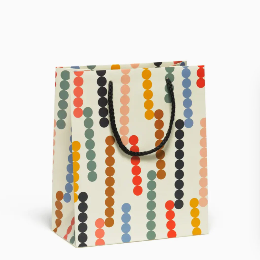Beaded Lines Gift Bag -medium