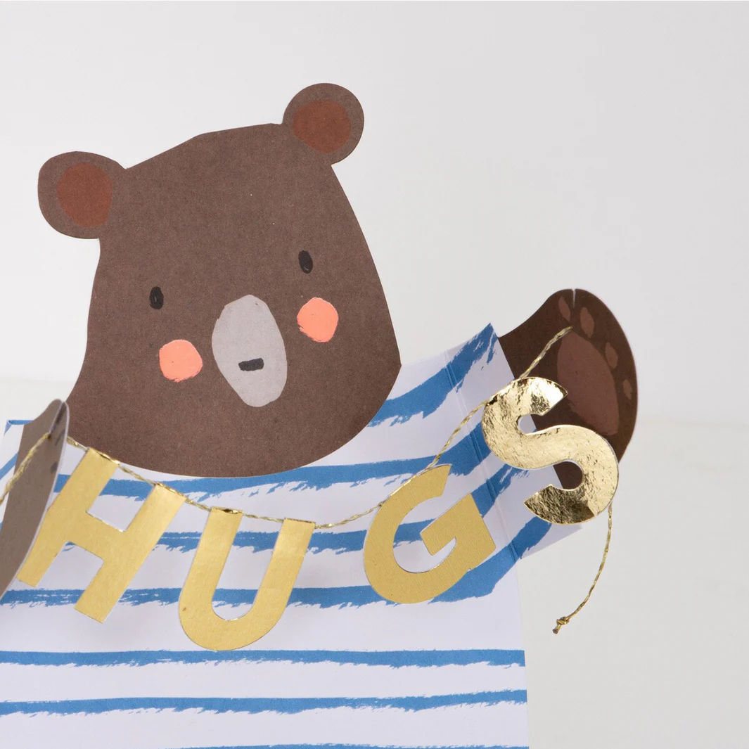 Bear Hug Get Well Soon Card - Image 2