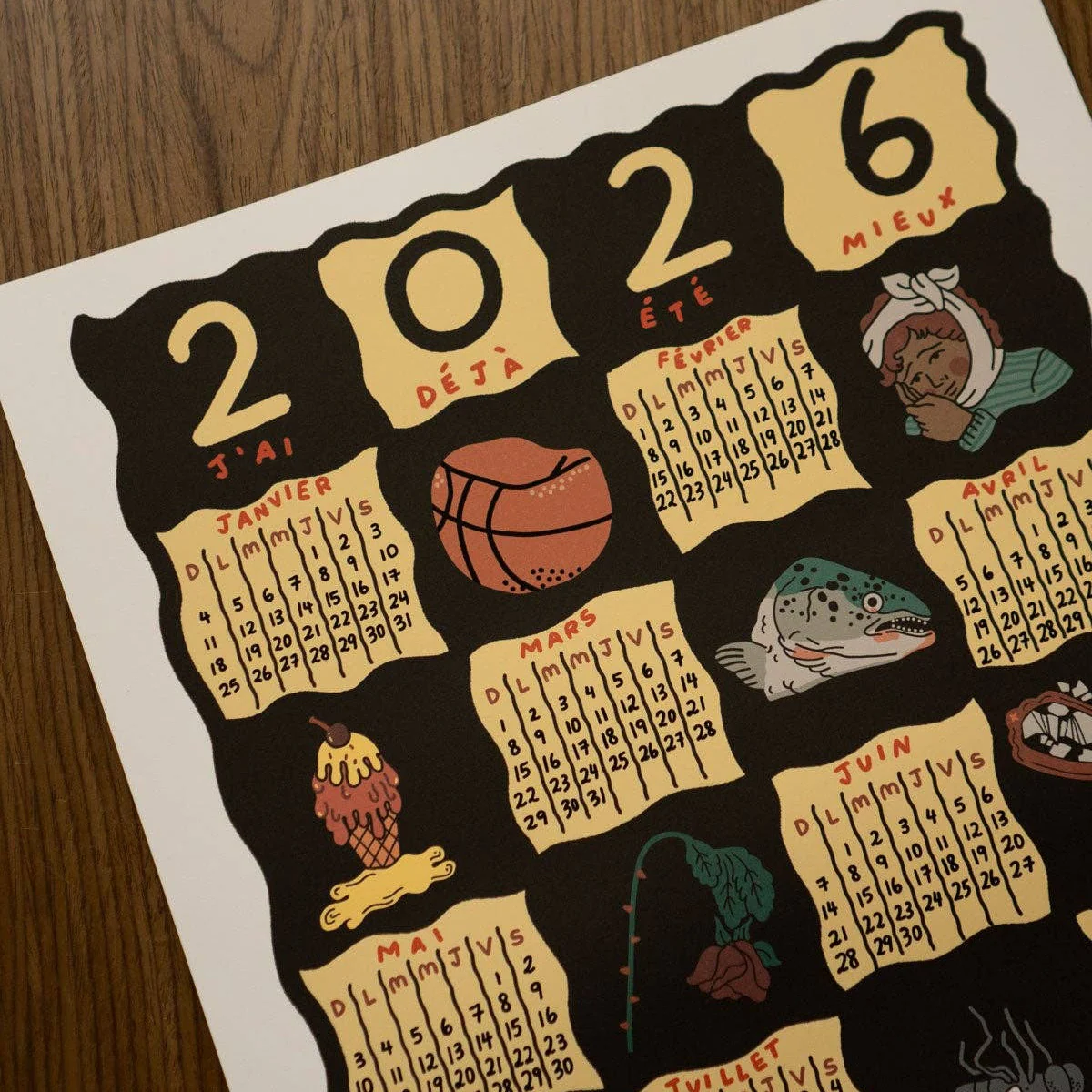 Been Better Icons - 2026 Calendar Print - Image 2