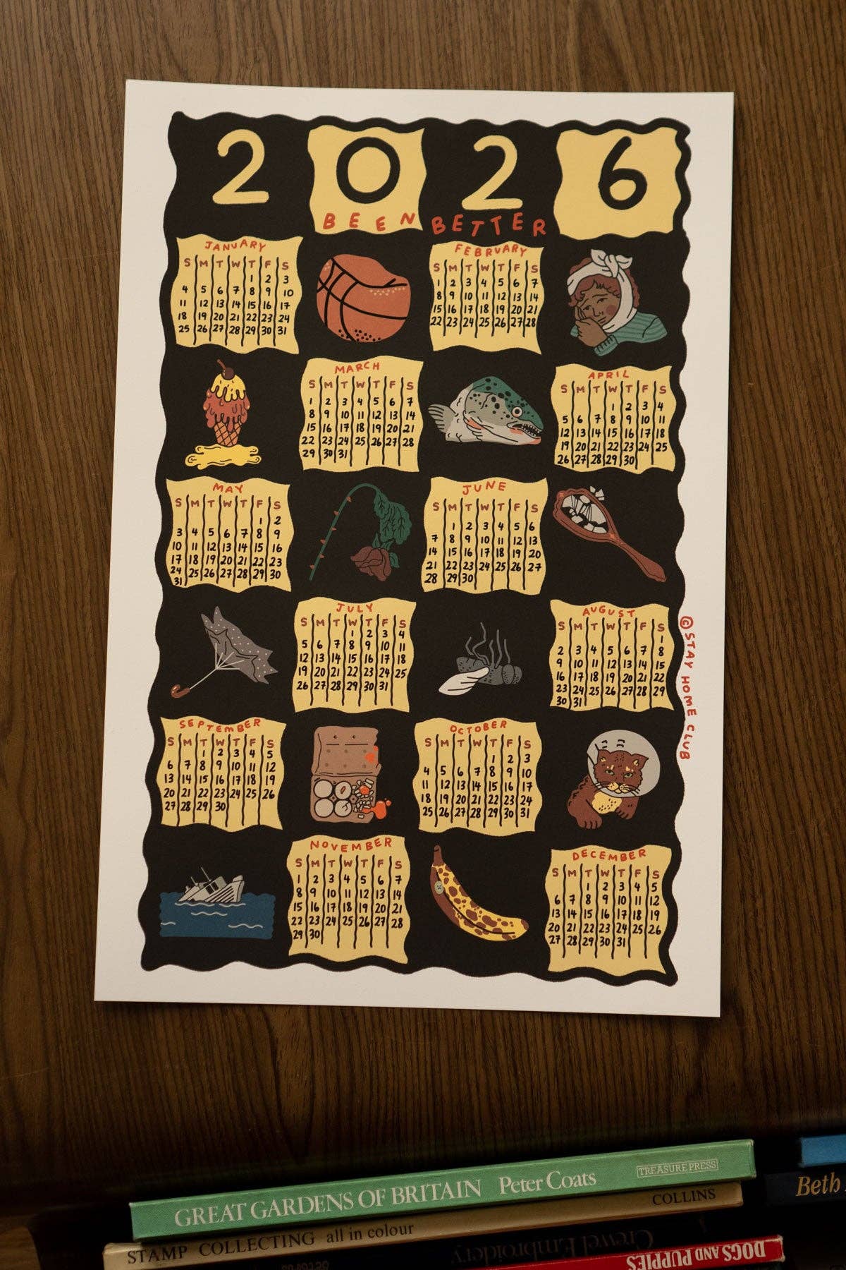 Been Better Icons - 2026 Calendar Print - Image 3